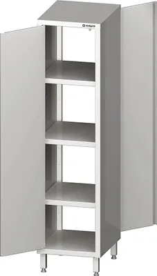Produktbild von Durchreiche-Hochschrank mit Flügeltür, 600x700x2000 mm, verschweißt