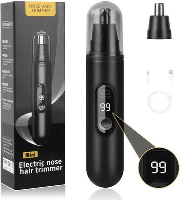 Obrázek produktu pro Nose trimmer, USB-nabíjecí vlasy z nosu trimmer, bezbolestné nos vlasy trimmer, ušní zaváděč, profesionální odchytovač nosu pro muže a ženy