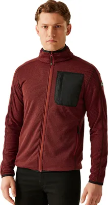 Produktbild von Regatta Kitom Strickfleecejacke Herren, Größe:L, Farbe:Rot