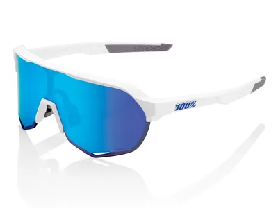 Obrázek produktu pro Brýle 100 Percent S2 - bílá mat, zrcadlová skla HiPER Blue Multilayer