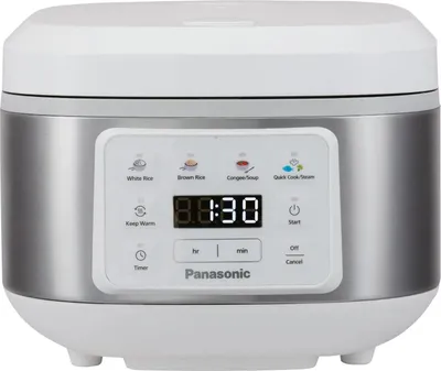 Produktbild von Panasonic SR-DA152WXE, Silber, Weiß, 4 l, Keramik, Tasten, 24 h, 1 m