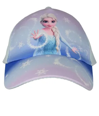 Produktbild von Disney Die Eiskönigin Kappe für Mädchen - Elsa Frozen Kinder Cap Basecap Baseballkappe verstellbar Blau