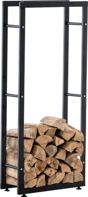 Produktbild von TPFLiving Kaminholzständer Kerry-II 25x40x150 schwarz