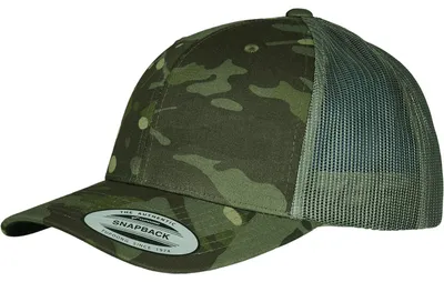Produktbild von FLEXFIT Retro Trucker Multicam Cap