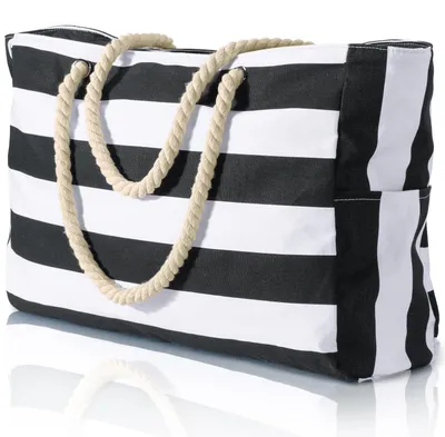 Image de Grand sac de plage étanche avec fermeture éclair