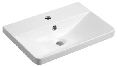 Produktbild von Aqualine SEN Möbel-Waschbecken, Gussmarmor, 51x35cm, Weiß