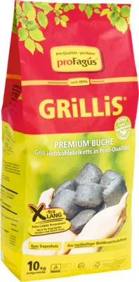 Produktbild von Grillbriketts ProFagus Grillis Premium Buche 10 kg