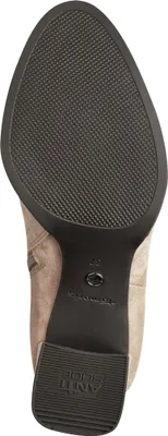 Produktbild von Tamaris Damen Stiefelette Reißverschluss Raffung Blockabsatz 1-25020-43, Größe:41 EU, Farbe:Beige