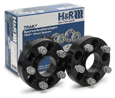 Obrázek produktu pro H&R rozšiřovací podložky nápravy, 30 mm, 5 otvorů, rozteč 114,3 mm, pro modely: HYUNDAI Tucson (TL, TLE), MAZDA CX-5 (KE, GH), KIA SPORTAGE (SL)