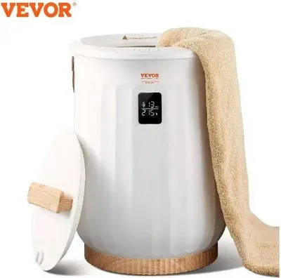 Obrázok produktu pre Ohrievač uterákov 20 l s LED displejom a 4 stupňami, biely, automatické vypnutie
