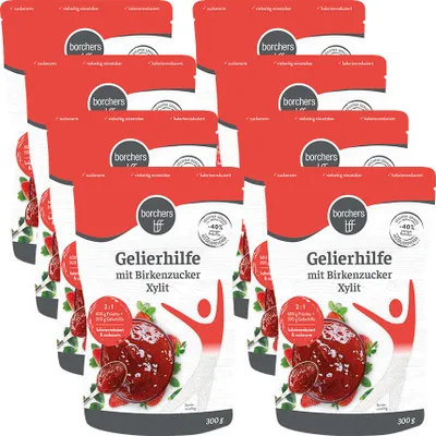 Produktbild von BORCHERS Premium Gelierhilfe mit Birkenzucker Xylit (8x300g)