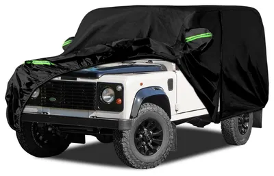 Produktbild von Autoabdeckung wasserdicht für Land Rover Defender 110 1990-2016, Vollgarage Outdoor Allwetter Schutz