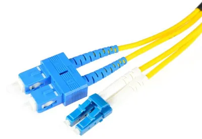 Produktbild von LWL-Patchkabel Singlemode Duplex SC/UPC auf LC/UPC, 5 m, 9/125 µm