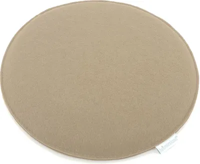 Produktbild von heimtexland ® Sitzkissen Set Filz Stuhlkissen Stuhlauflage Filzkissen Stuhl Polster Kissen Typ631 2er Set 35 cm Rund Sand