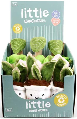 Produktbild von Living Nature Plüsch Pflanze grün - pädagogisches Spielzeug