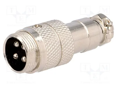 Obrázok produktu pre 1x konektor pre mikrofóny, samica, 4-pinový, priamy, typ MIC344