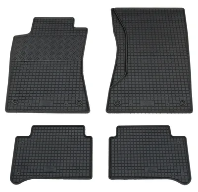 Produktbild von Rigum Gummi Fußmatten Set für Mercedes E-Klasse W211 + S211 T-Mod, Bj. 2002-2008