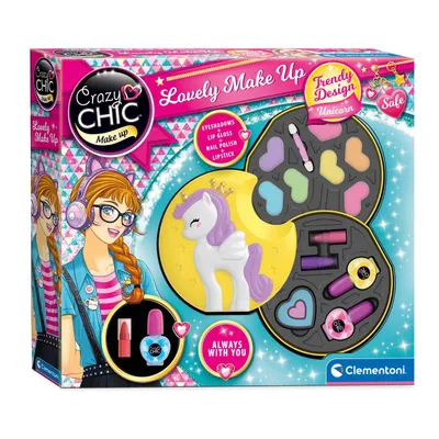 Obrázek produktu pro Clementoni Crazy Chic 18643, Sada na líčení pro děti, 6 rok/roky, Vícebarevný