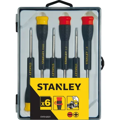 Produktbild von Stanley STHT0-62631 6-teiliger Präzisionsschraubendrehersatz