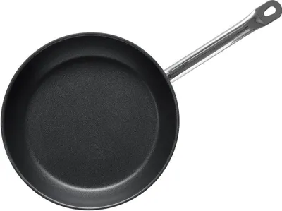 Produktbild von Schulte-Ufer Industar FRY PAN 163059-24 Bratpfanne, 24 cm max. Durchmesser, Edelstahl, Induktionsherd-geeignet, Antihaftbeschichtung