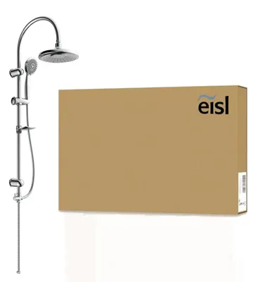 Produktbild von Regendusche Duschset Duschsäule - Chrom - Ø 220 mm - 2in1 mit Handbrause - Mit Umstellung