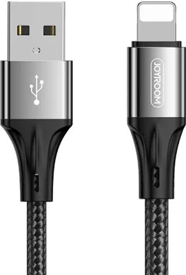 Obrázek produktu pro Joyroom Nabíjecí kabel USB k iPhonu Rychlé nabíjení a přenos dat 1 m černý
