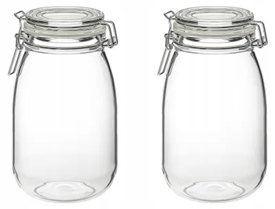 Produktbild von IKEA KORKEN Glasbehälter mit Deckel 1.8 L klar
