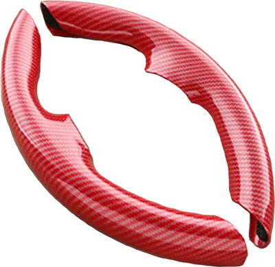 Obrázek produktu pro INF Kryt volantu Tesla - Červený karbon pro Model 3 a Y