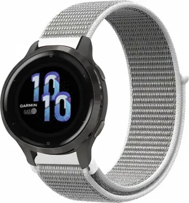 Produktbild von Strap-it Garmin Venu 2s Armband Nylon - 40mm - Muschel