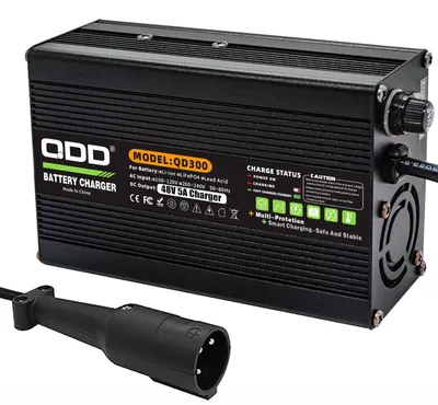 Produktbild von Acculader 48 V, 5 A - Für Blei-Säure-Batterien - Schwarz