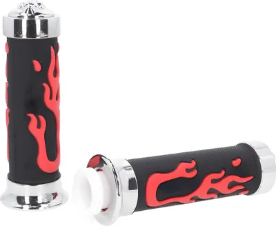 Produktbild von Griffe Satz Custom Flame rot