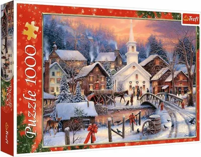 Image de TREFL PUZZLE 1000 Noël blanc 10602
