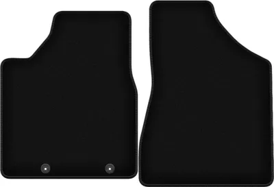 Image de Wielganizator Tapis avant de sol velours sur-mesure pour Nissan Murano Z50 (2003-2008, SUV) noir, jeu 2 pièces, fixations