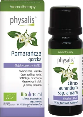 OLEJEK ETERYCZNY NEROLI BIO 10 ml - PHYSALIS