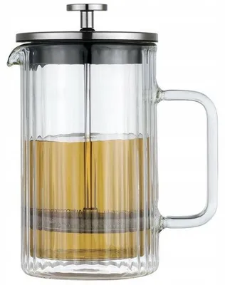 Produktbild von Glasbrüher 600 ml French Press für Kaffee, Tee und Kräuter mit Pressstempel