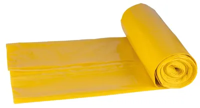 Produktbild von DONAU ECO Müllbeutel 120 l Stark für Metall Kunststoff/Gelb / 10 Müllbeutel/ 1 R