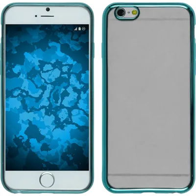 Produktbild von PhoneNatic Case kompatibel mit Apple iPhone 6s / 6 - blau Silikon Hülle Slim Fit + 2 Schutzfolien