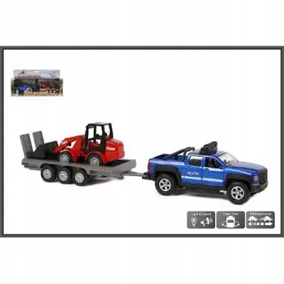 Obrázek produktu pro Auto s přívěsem HIPO 30cm se světly - Skvělá hračka pro děti