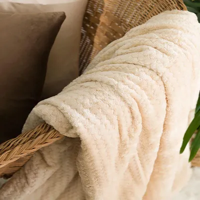 Produktbild von LUGO Dekodecke - beige - 200x220 cm