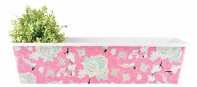 Produktbild von Esschert Design Balkonkasten Kunststoff rosa; IM020