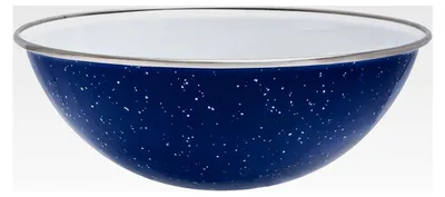 Produktbild von Emaille Schüssel, blau, 15 cm