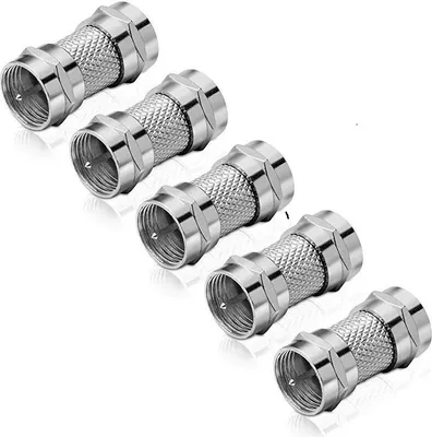 Produktbild von Adapter F-Stecker auf F-Stecker (5 Stück)
