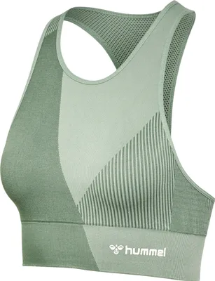 Produktbild von hummel hmlMT UNITE SEAMLESS SPORTS TOP - LAUREL WREATH/LILY PAD - XS