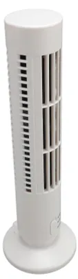 Obrázek produktu pro Chladicí ventilátor do klimatizační věže, USB, bez lopatek, tichý, přenosný stolní ventilátor s 2 rychlostmi, vhodný do domácnosti, ložnice, kanceláře, bílá barva