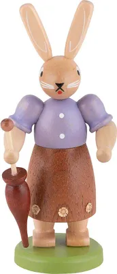 Productafbeelding van Kleurrijke haasfiguur (11 cm) van Müller Kleinkunst