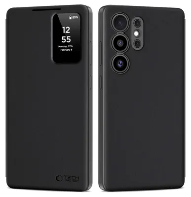Obrázok produktu pre Capa carteira inteligente Tech-Protect para Samsung Galaxy S25 Ultra - Preto Fosco