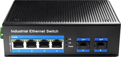 Obrázek produktu pro Síťový přepínač Cudy IG1004S2P Nespravovaný gigabitový Ethernet (10/100/1000) Napájení přes Ethernet (PoE) Černá