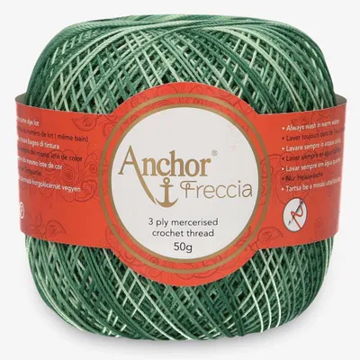 Image de Anchor Freccia Multicolour 12 | Fil à Crocheter Fin 100% Coton pour Dentelle (color 09432)