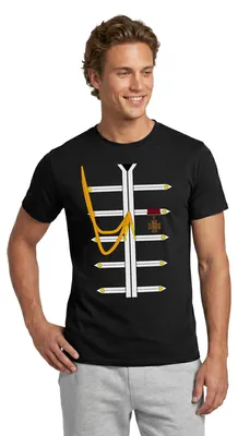 Produktbild von Spreadshirt Sgt Pepper Anzug Kostüm Fasching Männer T-Shirt, XL, Schwarz