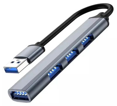 Produktbild von USB 3.0 Hub Verteiler 1x USB 3.0, 3x USB 2.0